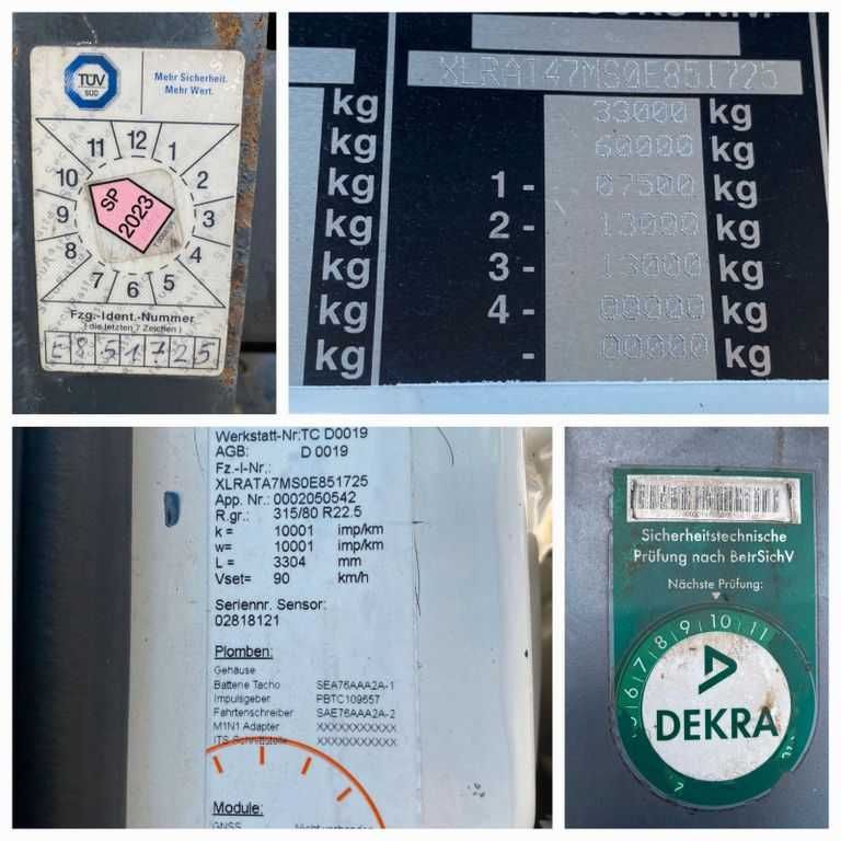 Лісовоз DAF 105.510 привід 6х4 кран PENZ 10000H Atlas для дерева