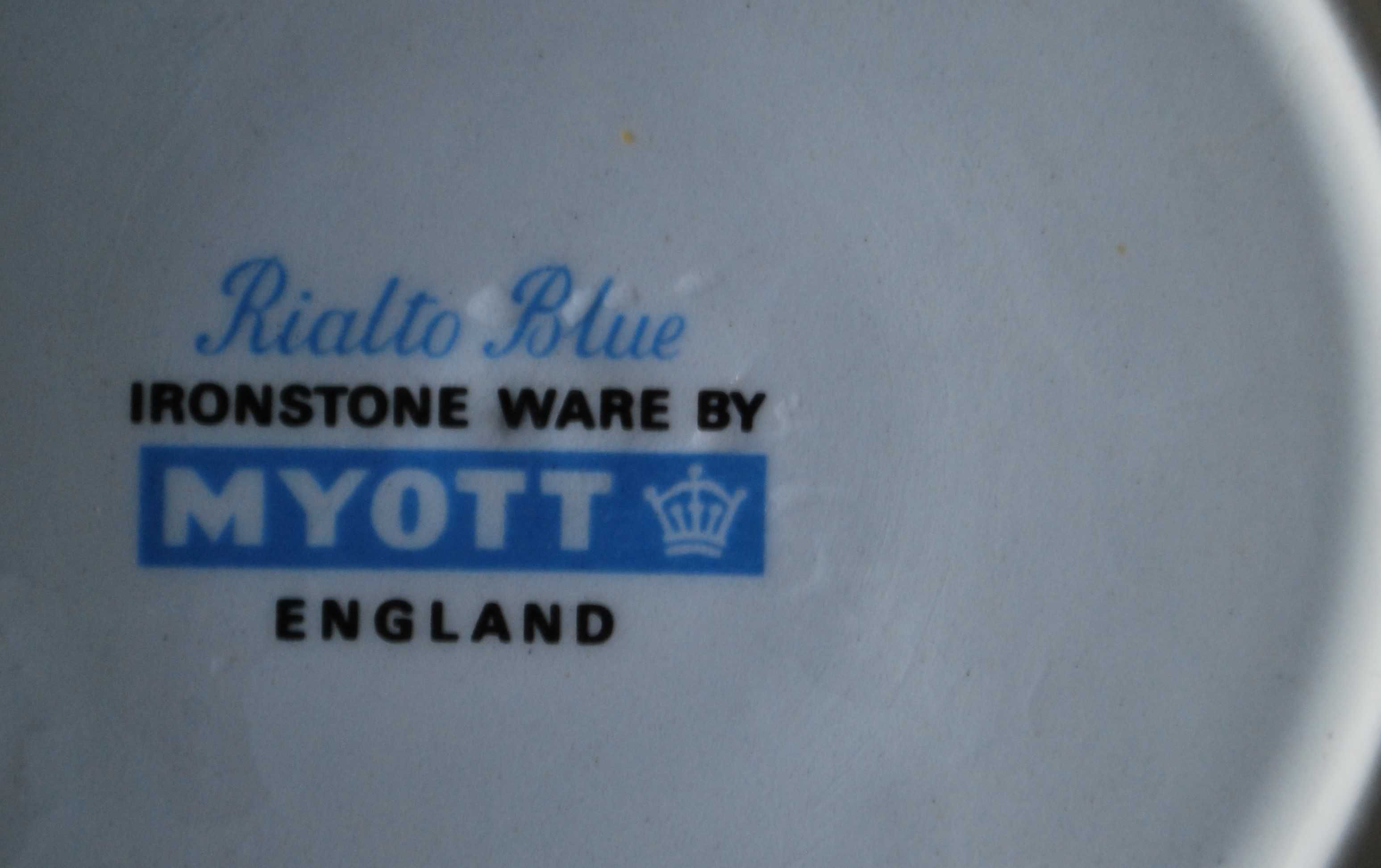 Prato Myott Rialto Blue Ironstone Ware By - England (22 cm)
