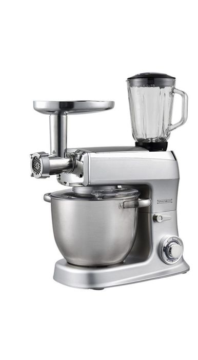 Кухонний комбайн 3в1 Royalty Line PKM-2100.7BG Silver (2100 Вт)