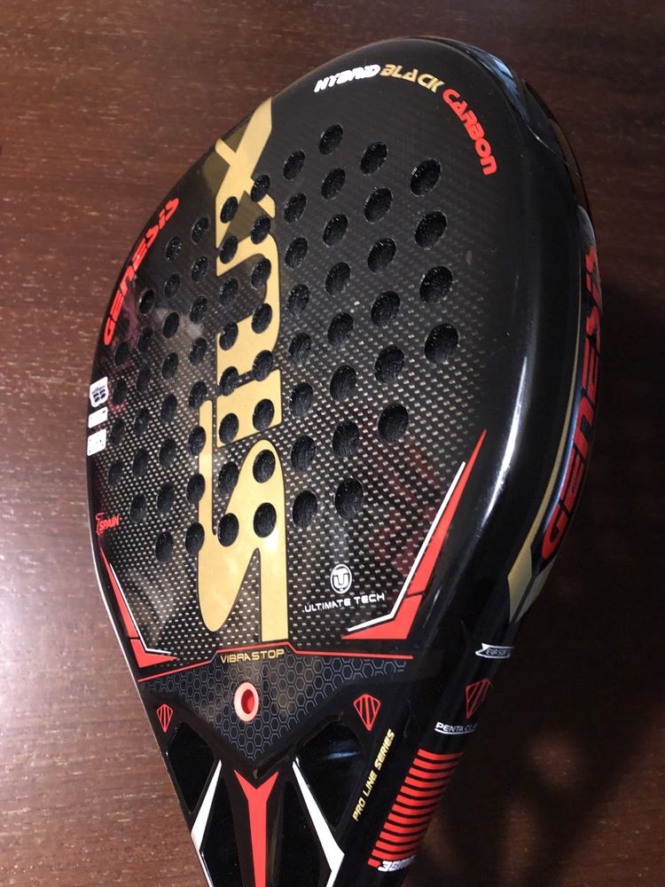 Raquete Padel SIUX GENESIS Hybrid Black Carbon