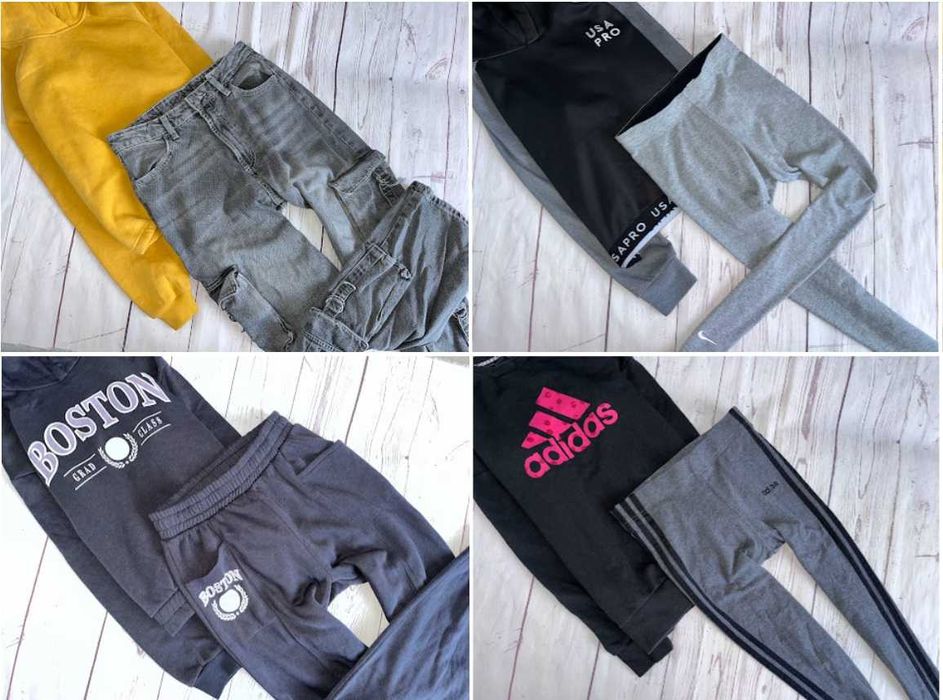 r.152-158 MEGA PAKA 55szt ZESTAW UBRANEK dla nastolatki zara nike