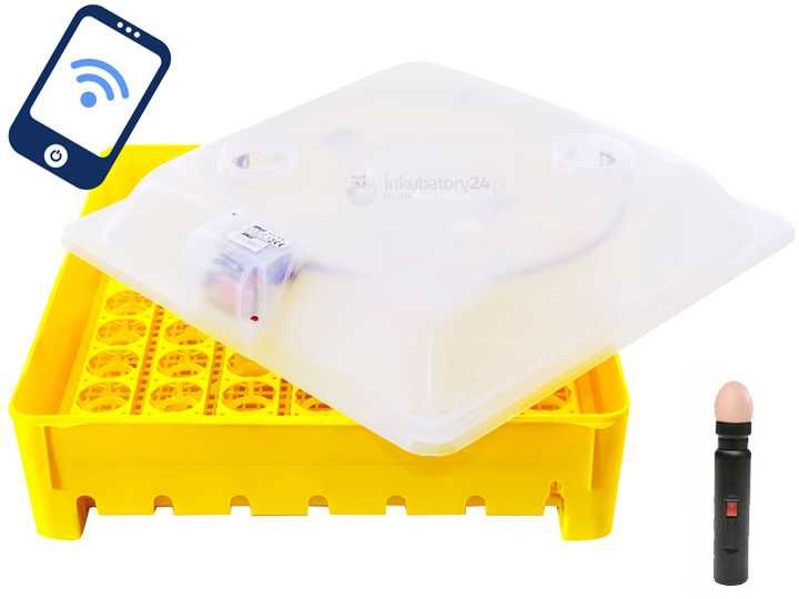 INKUBATOR IO1-P 56 jaj półautomatyczny KLUJNIK wylęgarka PRZEŚWIETLACZ