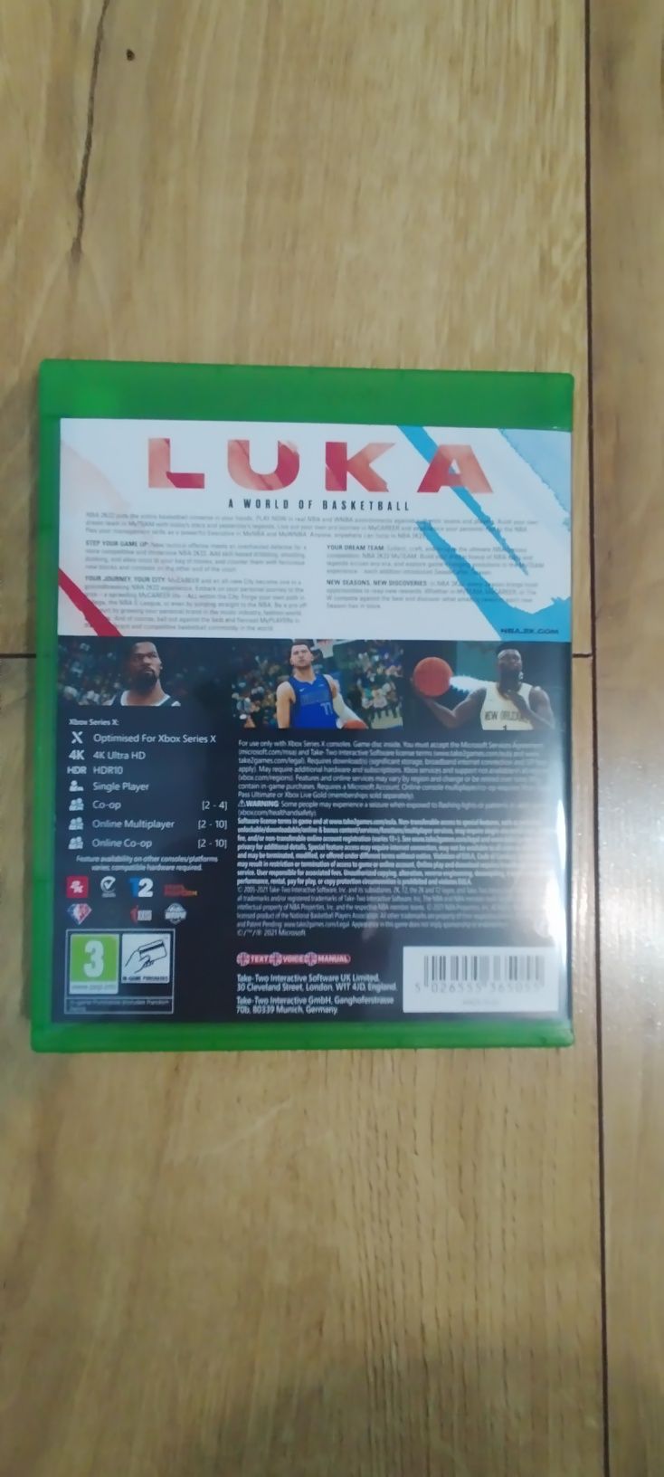NBA 2k22 Xbox series x