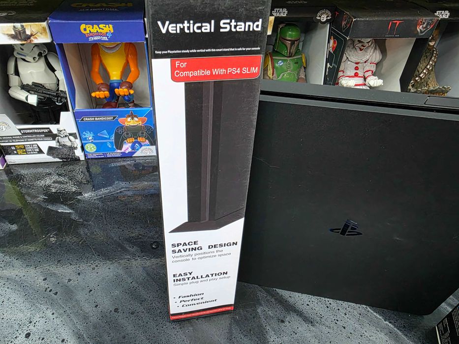 Konsola PS4 Playstation 4 SLIM 1TB + ładowarka stojak 5 gier GW6 SKLEP