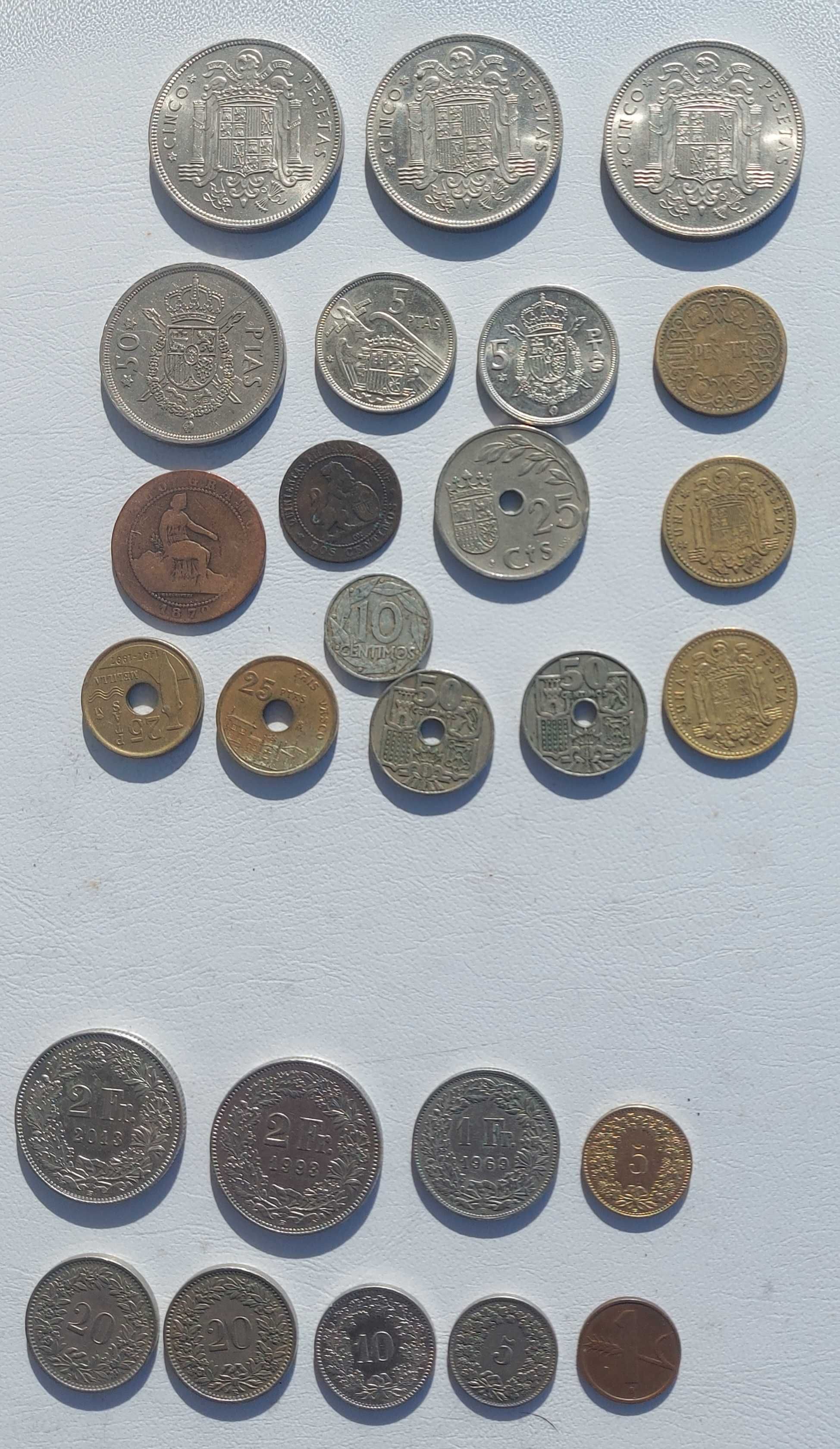 Moedas varios países