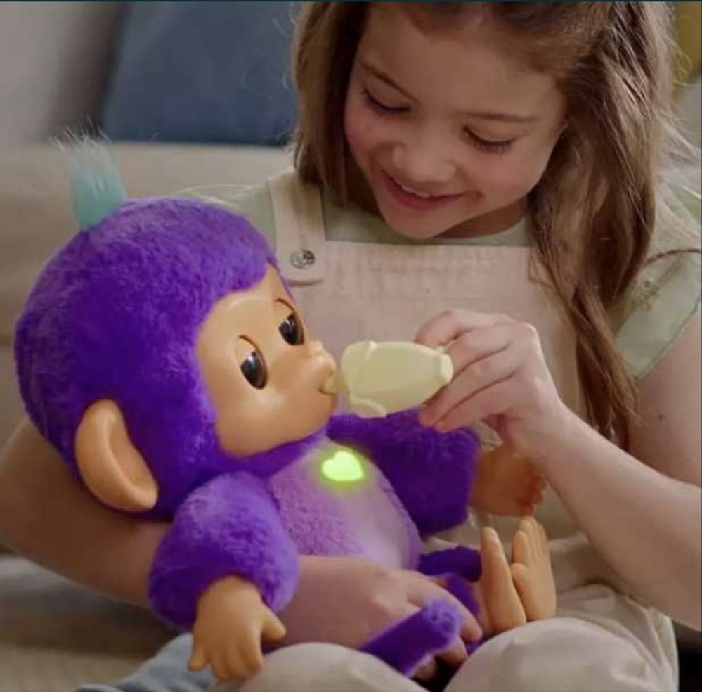 Fingerlings Baby Monkey Sunny Санні Мавпочка Present Pets