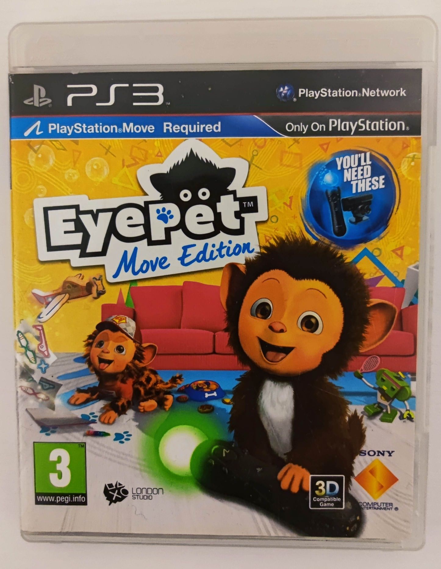 2 gry Eye pet i EyePet Move Edition PL PlayStation 3 (PS3)