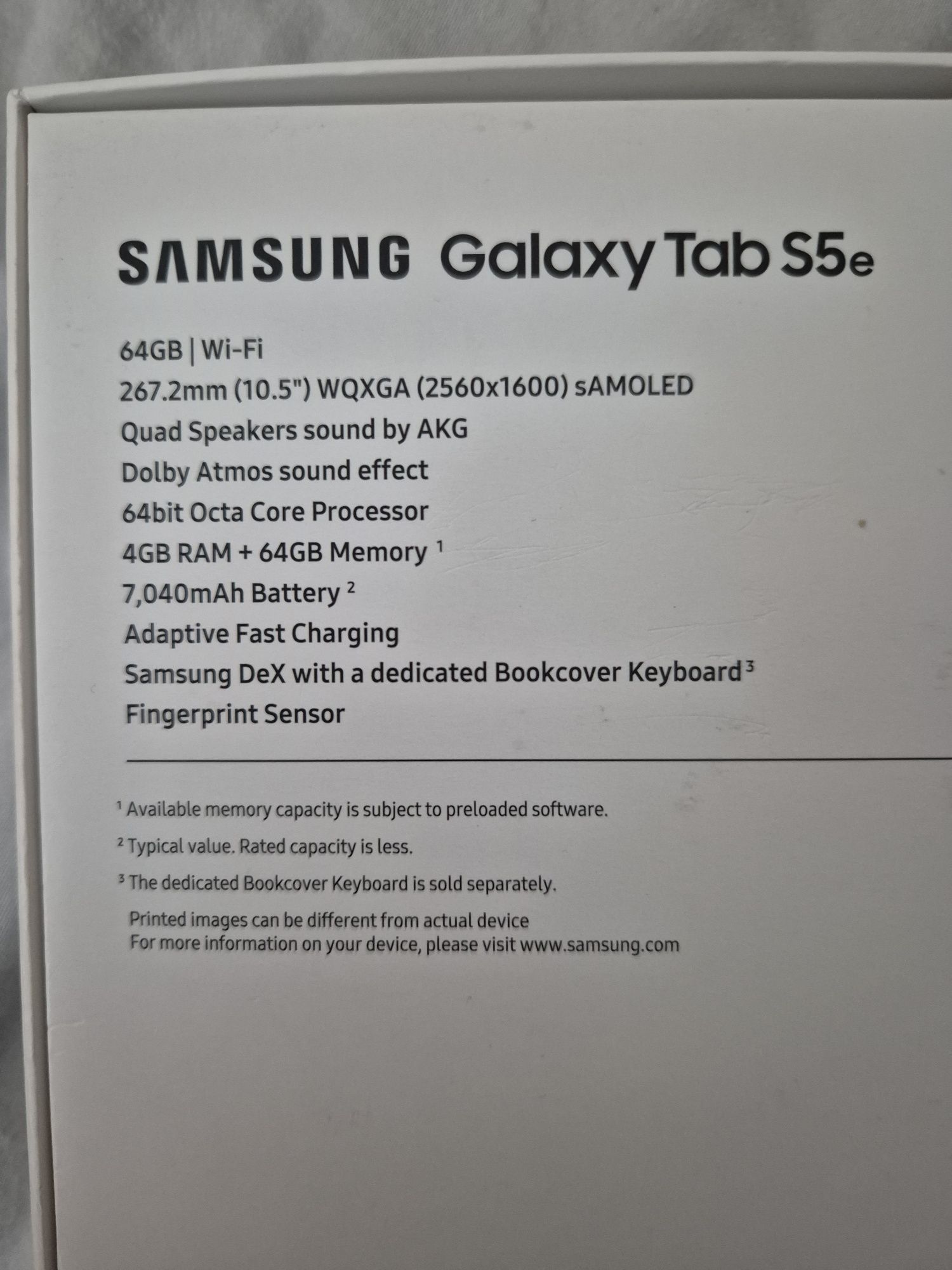 Samsung galaxy tab S5e