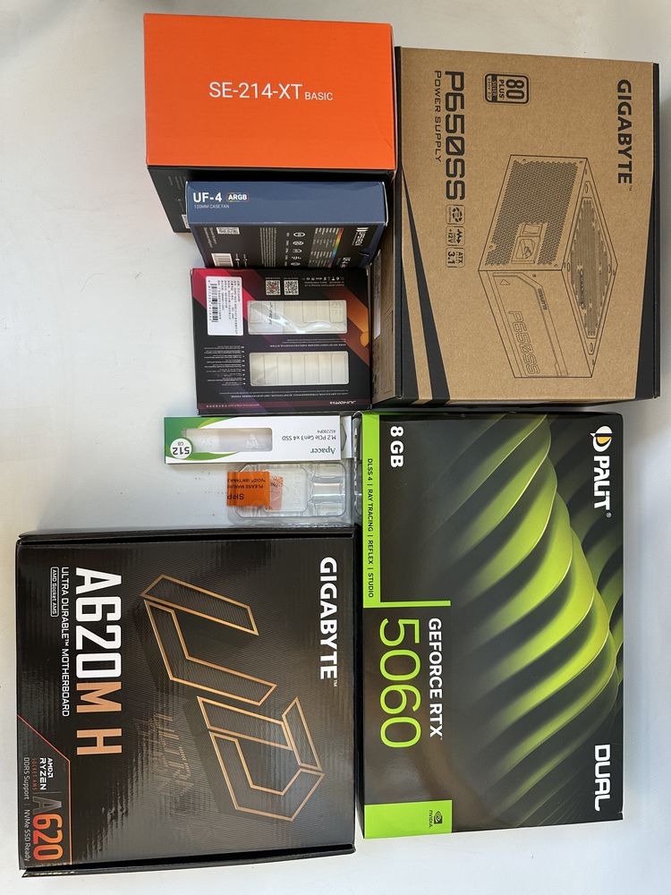 ‼️Ігровий пк R5 7500f RTX5060 ddr5 32 gb m2 nvme