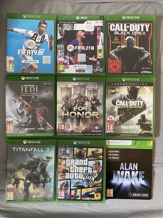 Zestaw Gry Xbox One Fifa, Call of Duty