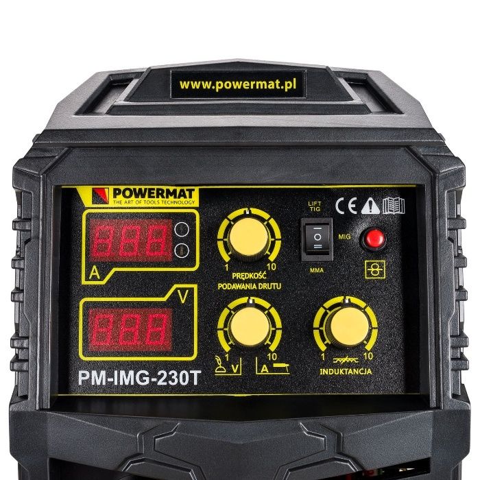 Migomat spawarka 230 A MIG / MAG / FCAW / MMA / TIG 5w1 INDUKCYJNOŚĆ