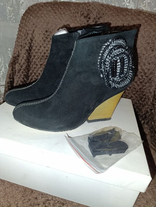 Ботильоны КОЖА женские 39рр