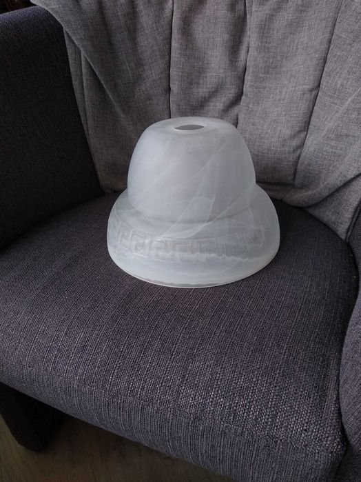 Nowy szklany klosz wzór Versace, do lampy wiszącej, 25 cm