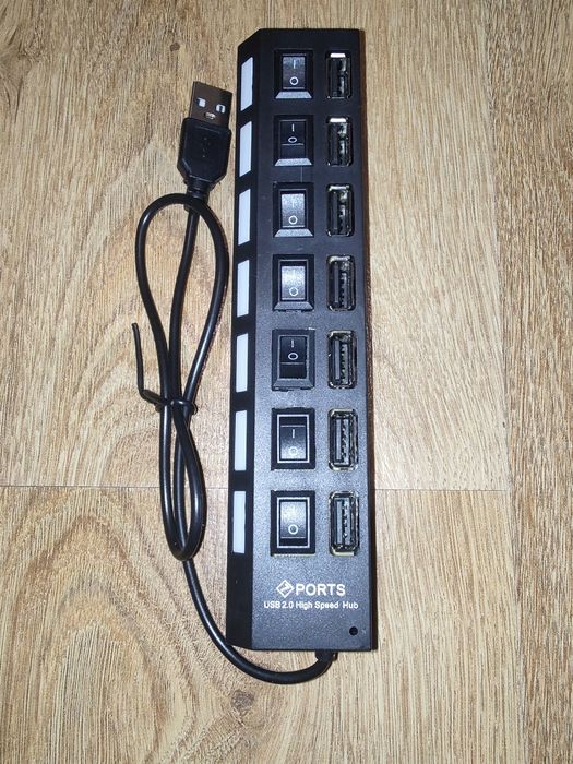 Hub USB Gembird 7-portowy – USB się nie kończą!