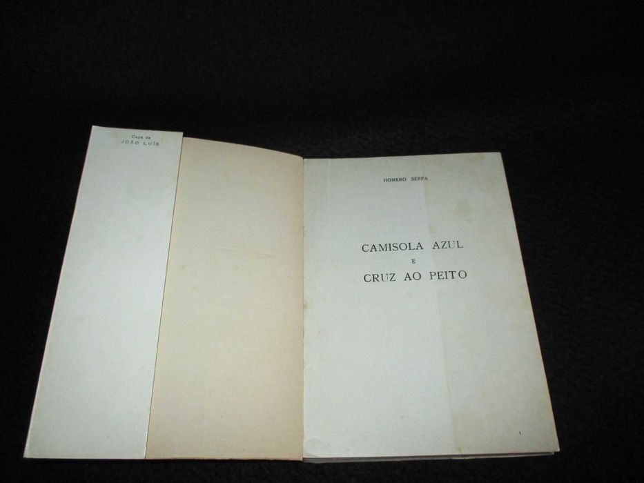 Livro Camisola Azul e Cruz ao Peito Homero Serpa