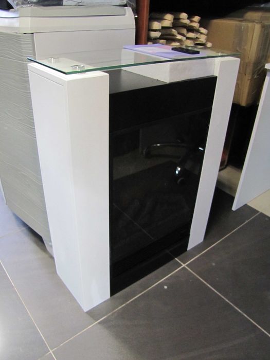 Kominek elektryczny termowentylator 900/1800W pilot biały Klarstein