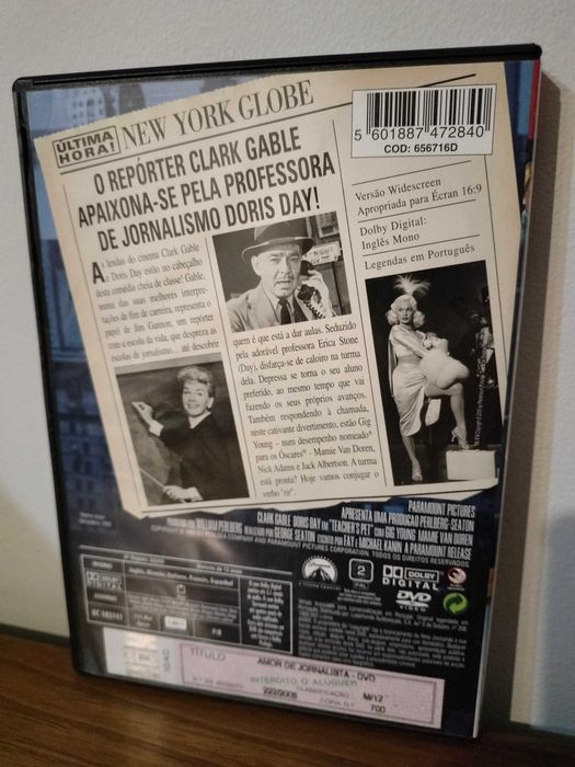 Filme DVD: Amor de Jornalista - Teacher's Pet