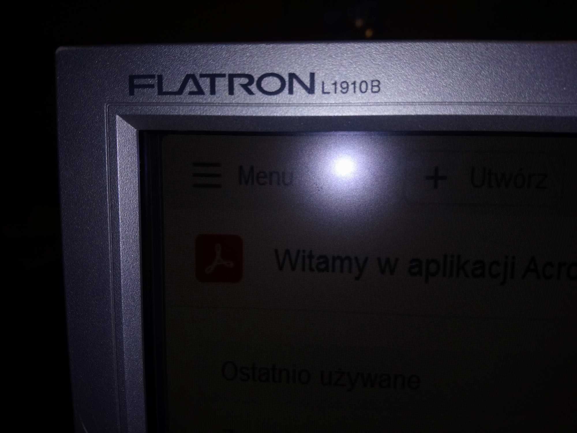 Monitor płaski Flatron L1910 B srebrny LCD 19"