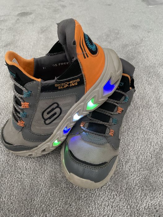 Детские кроссовки на мальчика Skechers, кросівки з підсвіткою дитячі