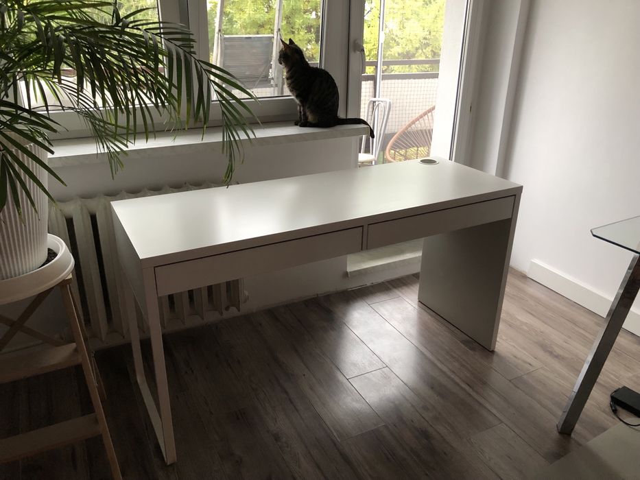 Biurko Ikea Micke białe