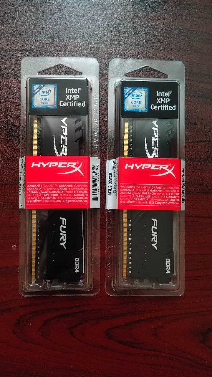 Оперативна пам’ять Fury HyperX 16GB DDR4 3000MHz Fury Black