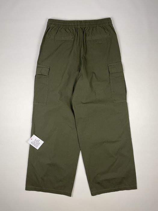 Штани Topman Wide Leg Cargo (M) чорні хакі чоловічі карго широкі