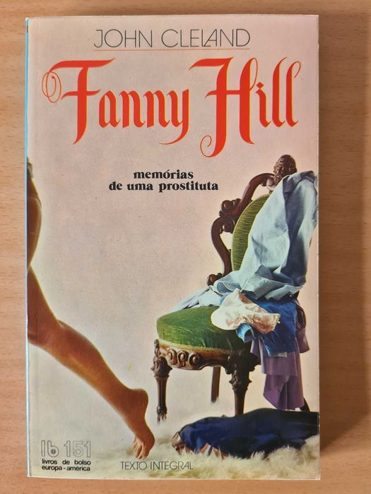 Livro "Fanny Hill: Memórias de uma Prostituta" de John Cleland