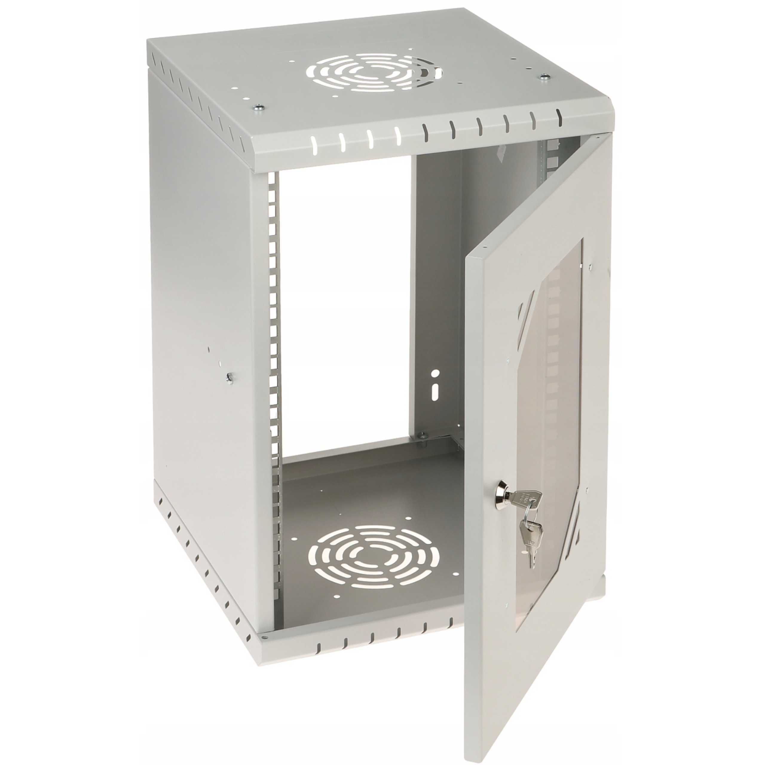 Szafa Serwerowa Sieciowa Wisząca RACK 10" 9U 300mm Metalowa Stalflex