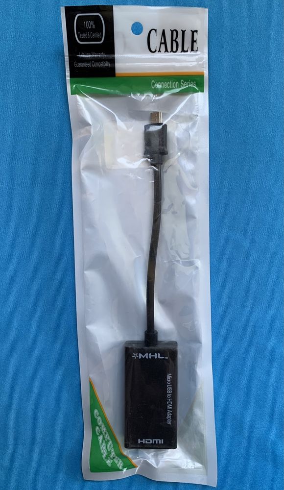 Адаптер, переходник micro USB - HDMI