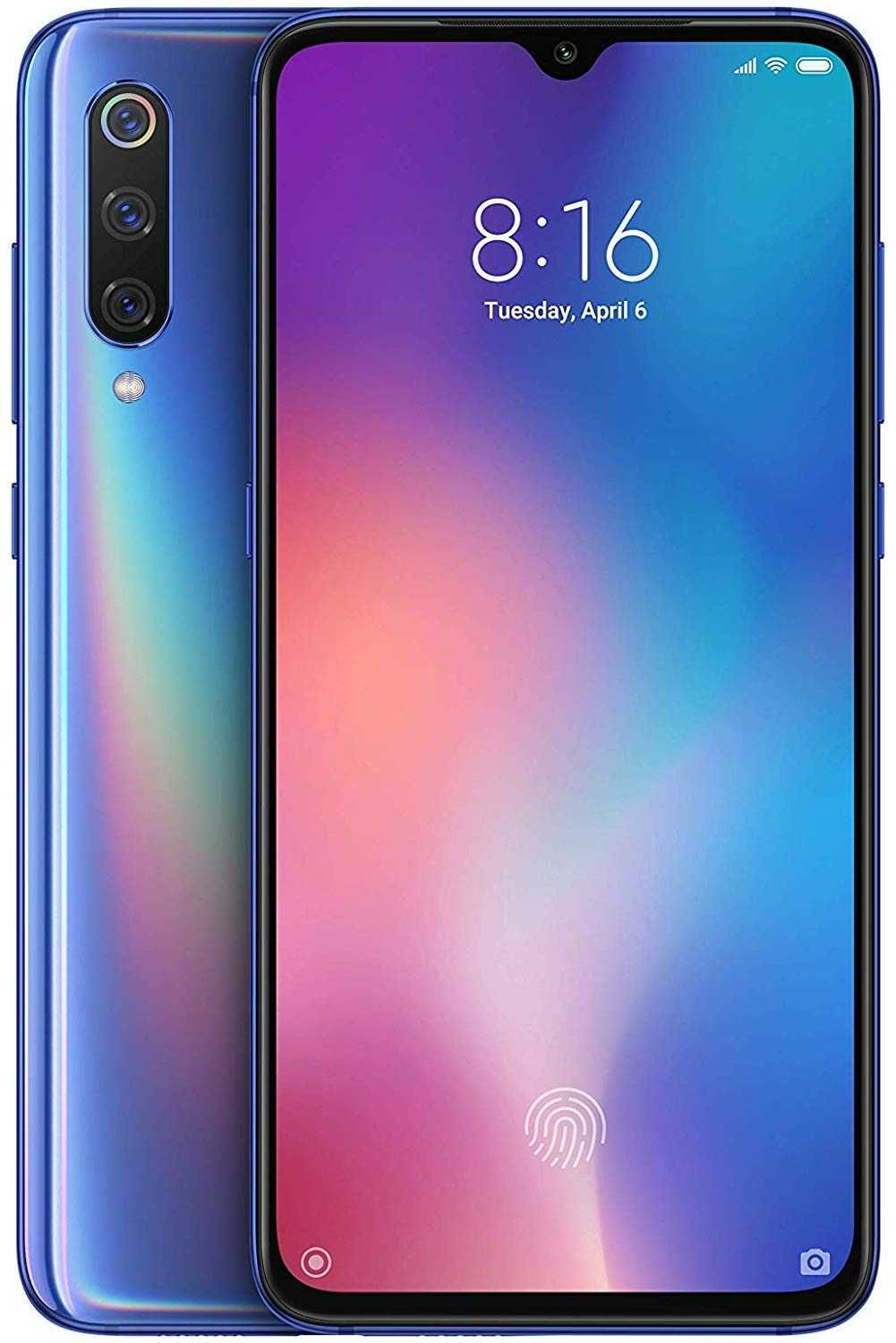 Telemóvel Smartphone Xiaomi Mi 9 com capa e vidro temperado como novo