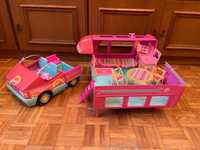 Vintage BARBIE Western Fun Motor Home - kamper Barbie z 1989