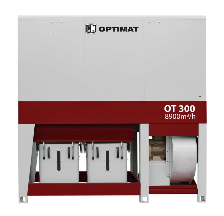 Odciąg do trocin OPTIMAT 8900 m3h wyciąg przemysłowy pochlaniacz wiór