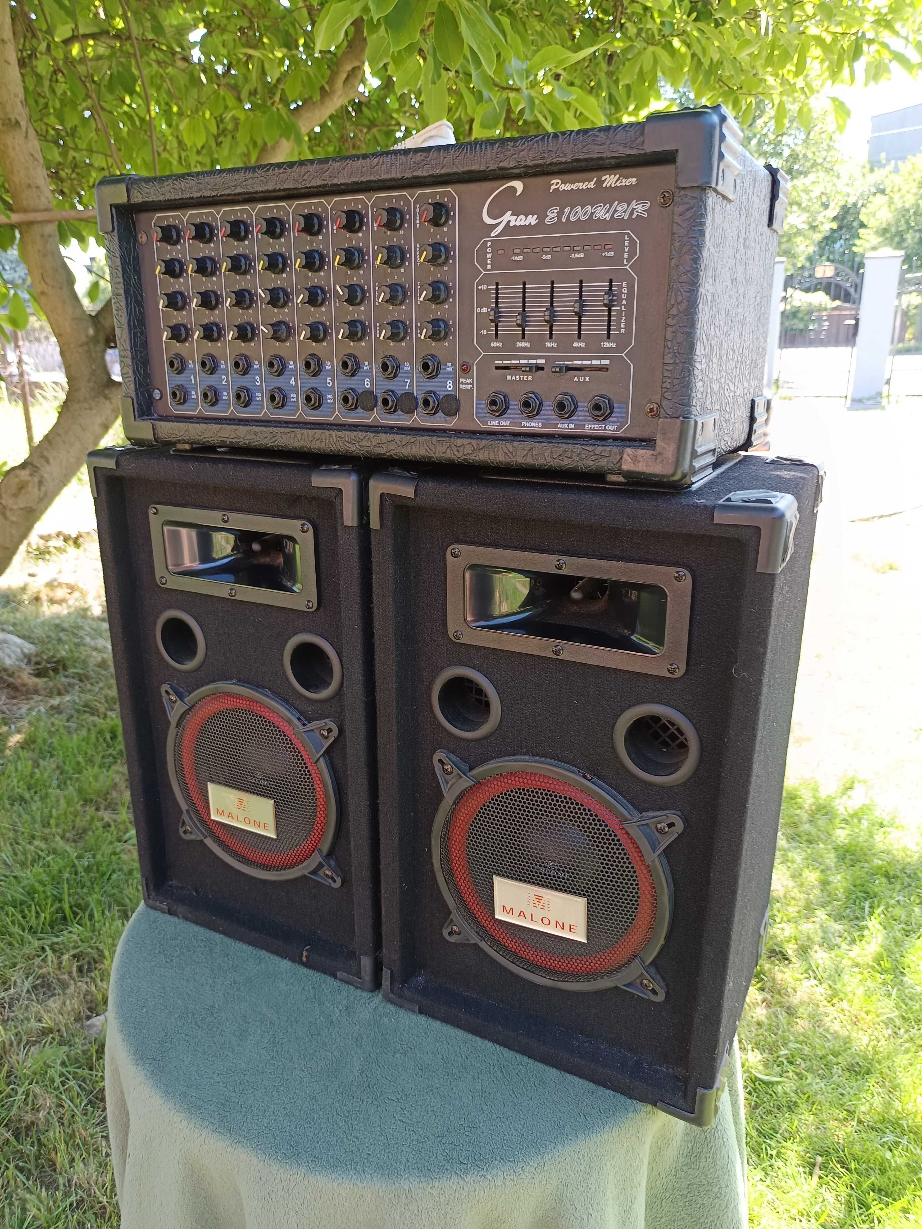 Zestaw Nagłośnienia Estradowego 200 Wat dla Mobilnego DJ , Muzyka
