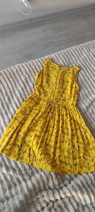 Льняное платье. Женский сарафан