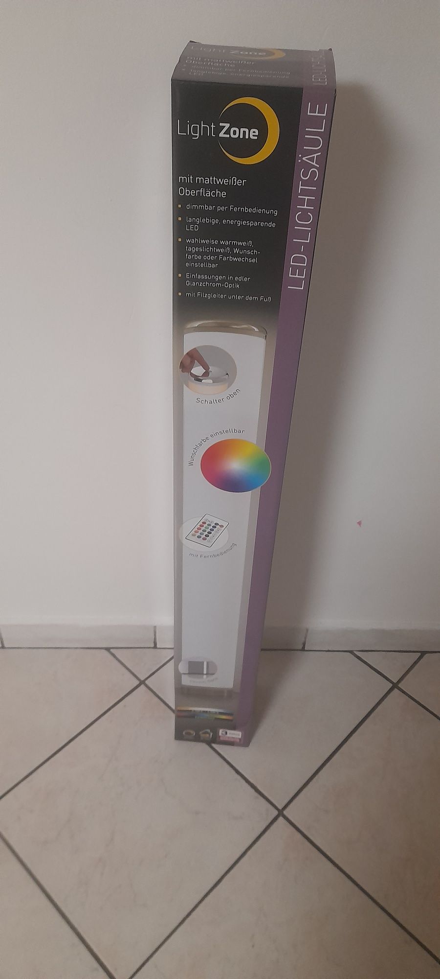 Lampa stojąca rgb