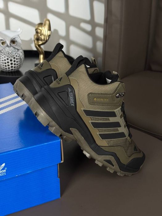 Чоловічі кросівки адідас терекс Adidas Terrex Fur Khaki Black [41-46]