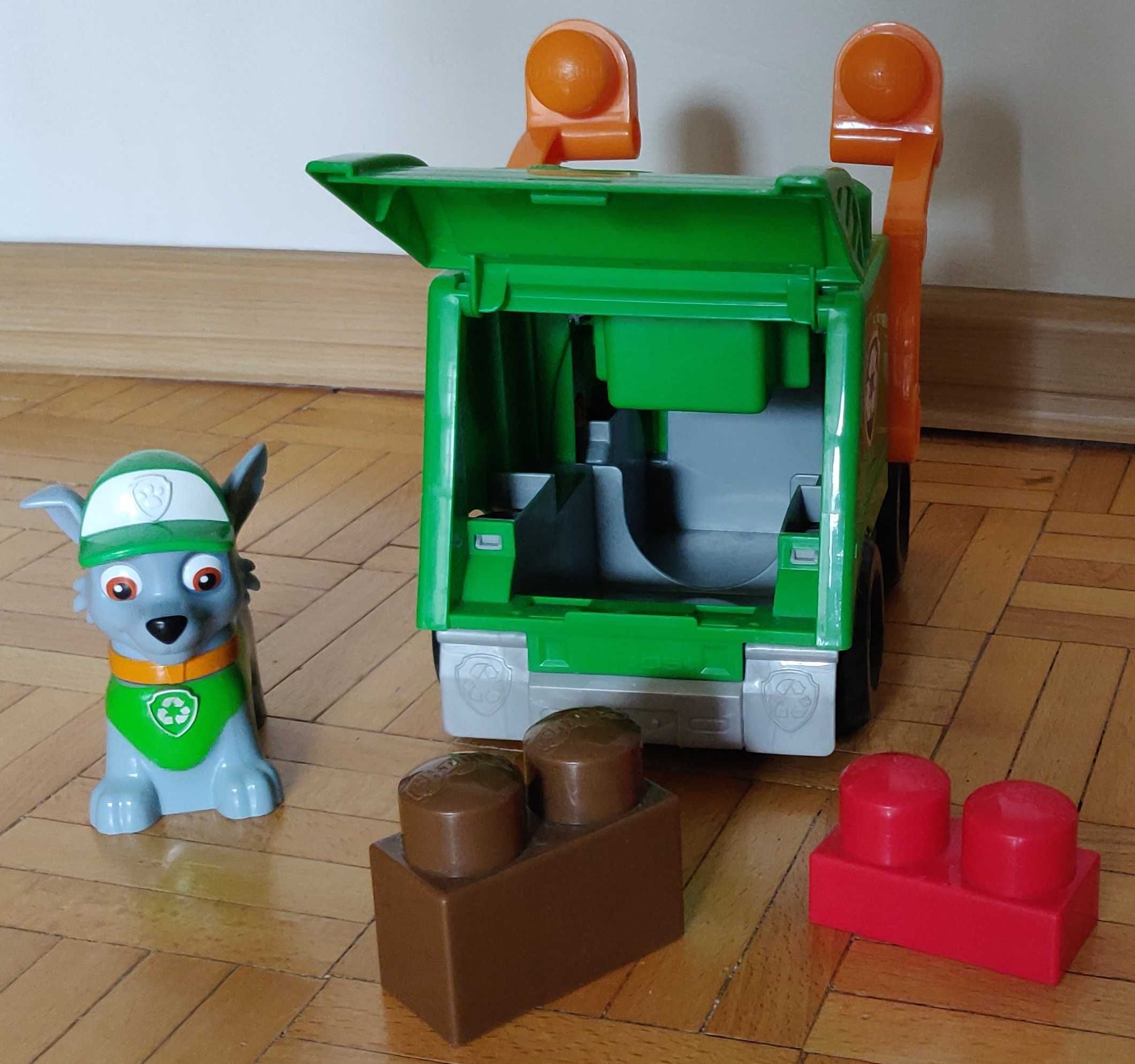 Zabawka Psi Patrol - śmieciarka + figurka psa Rocky