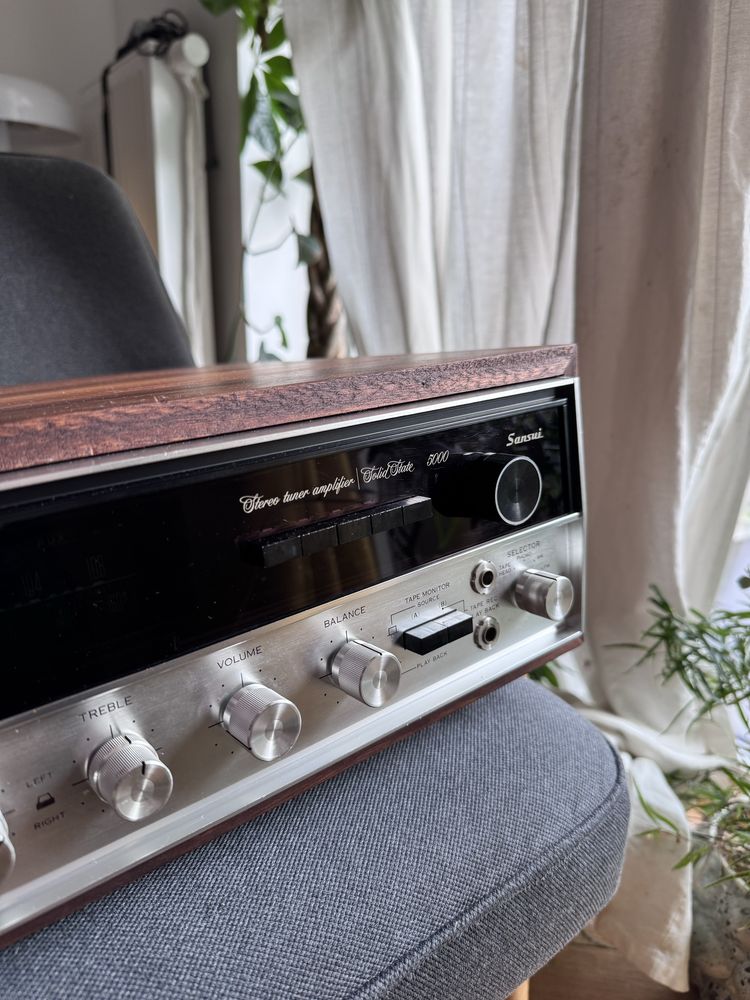 Amplituner Sansui 5000 bardzo ladny.