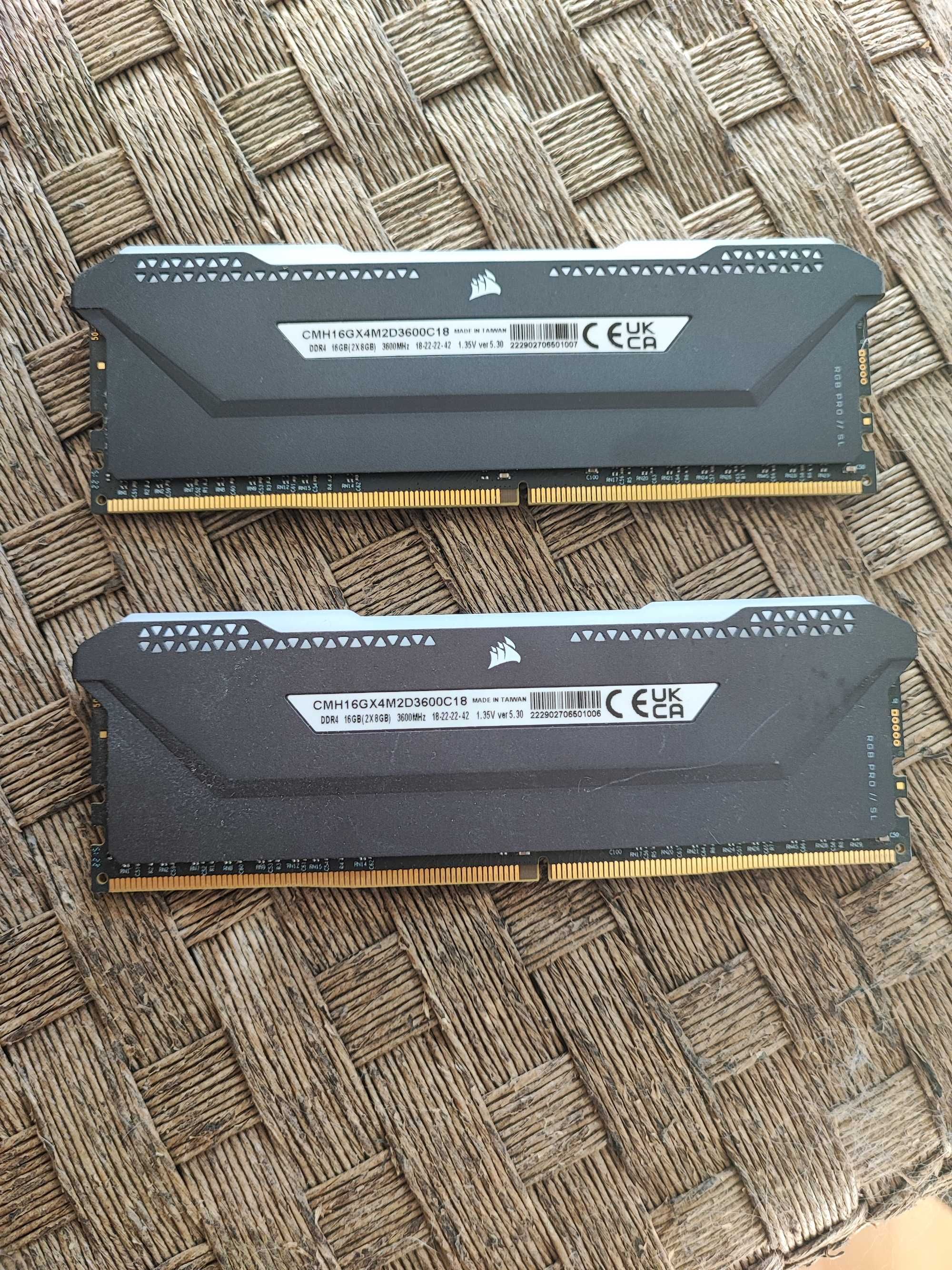 Memória RAM Corsair 16GB Vengeance RGB Pro SL DDR4 3600 2x8GB CL18