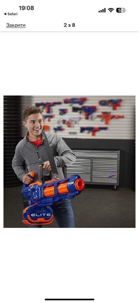 Мініган Бластер NERF Elite Titan CS-50