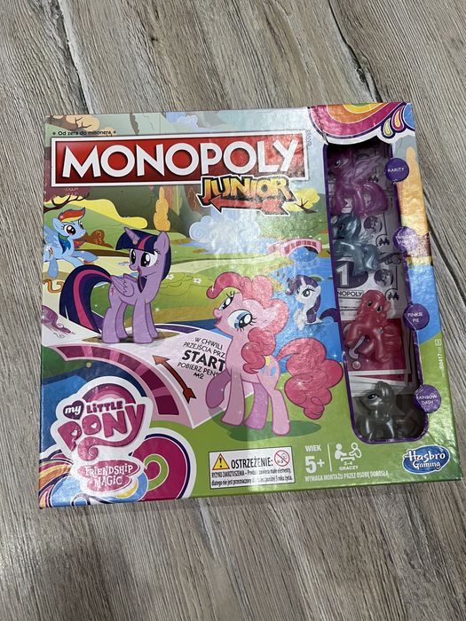 Monopoly junior my little pony gra planszowa 5+