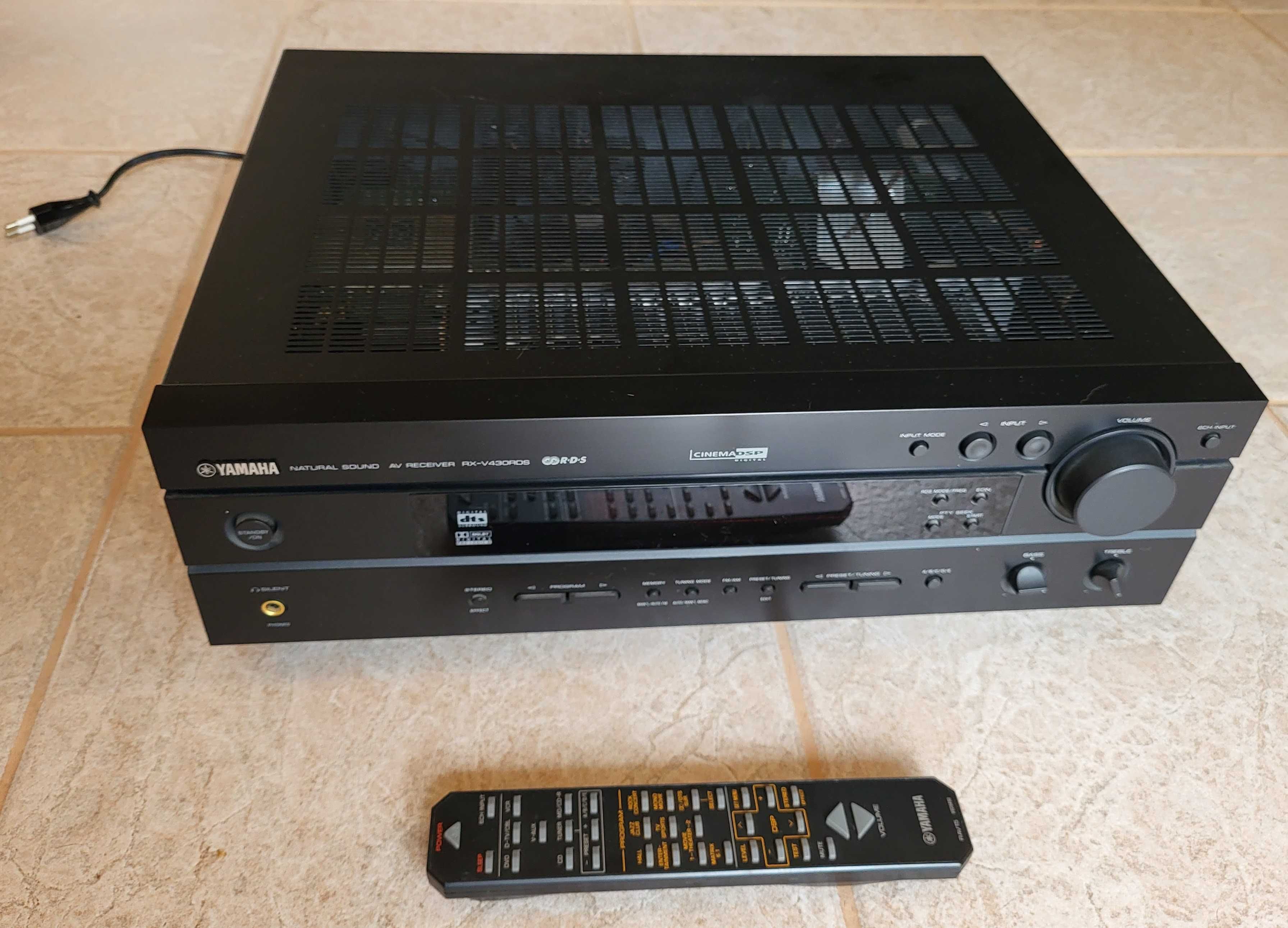 Amplituner kina domowego Yamaha RX-V430RDS z pilotem