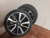 4 jantes 19" polegadas originais com pneus nissan qashqai