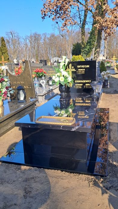 Nowoczesne Nagrobki 3099 zł z montażem Cały Kraj- Promocja.