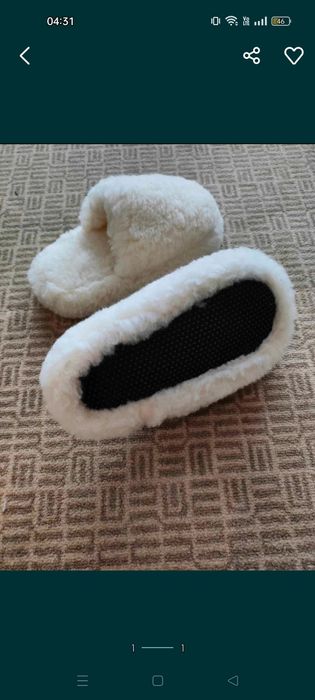 Ciepłe ciapki wełniane 38-39 Polski produkt