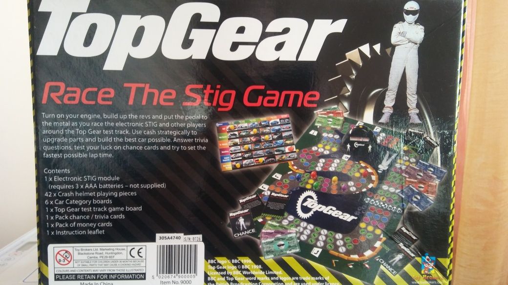 Interaktywna gra planszowa Top Gear Race - The Stig