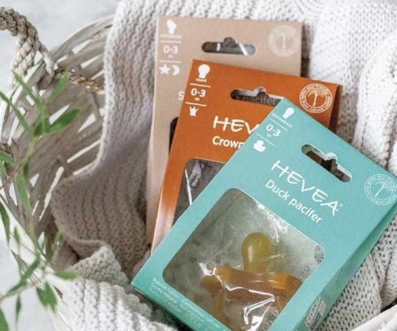 Пустышка каучуковая "Star & Moon", Hevea