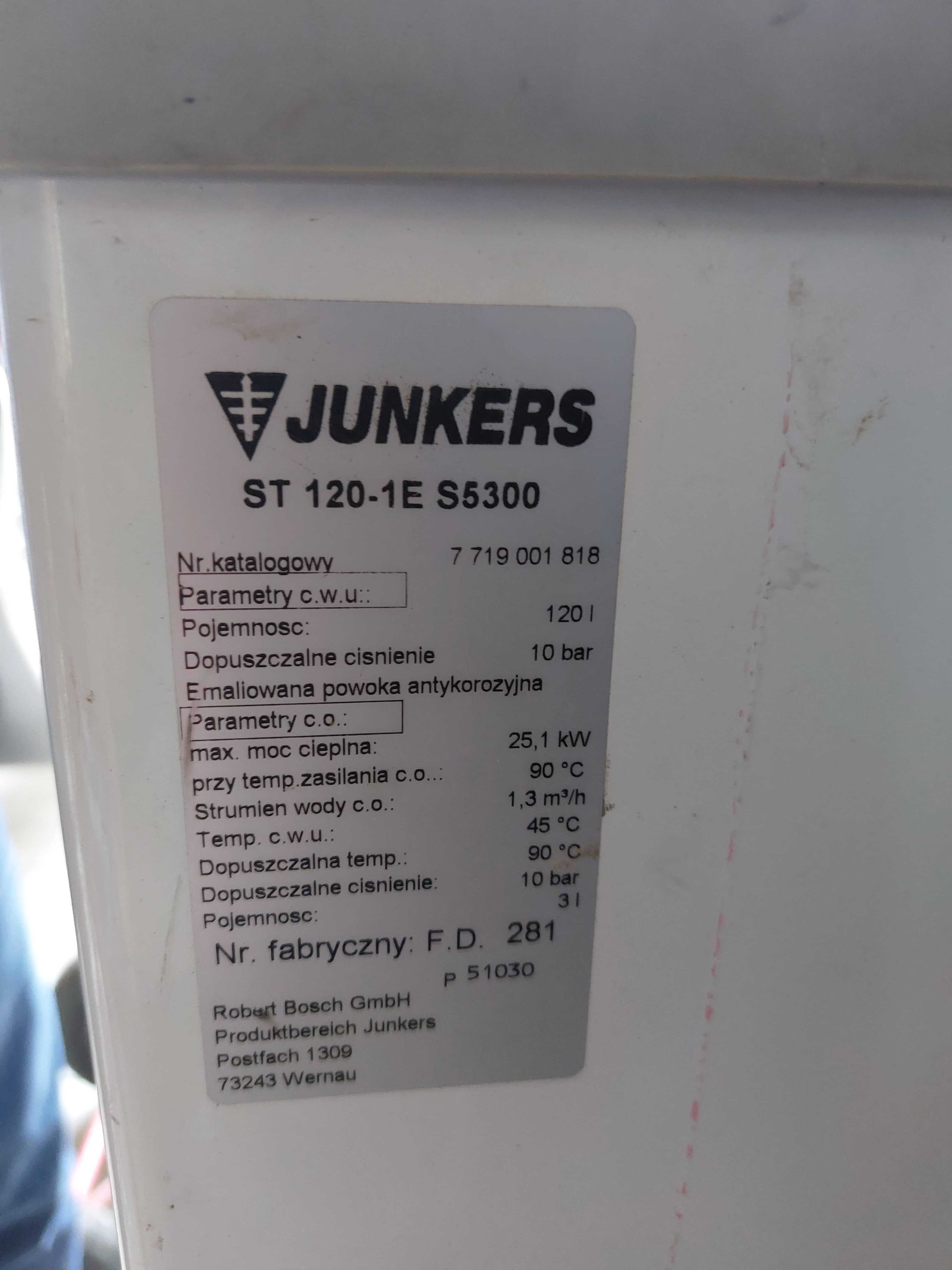 Zasobnik wody do pieca gazowego Junkers ST 120-1E S5300