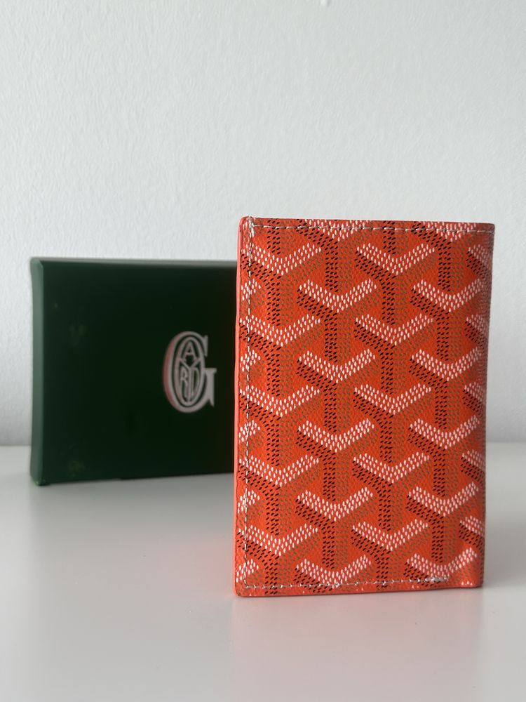 Goyard portfel - Pomarańczowy