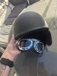 Sprzedam kask motocyklowy bezszczekowy z okularami